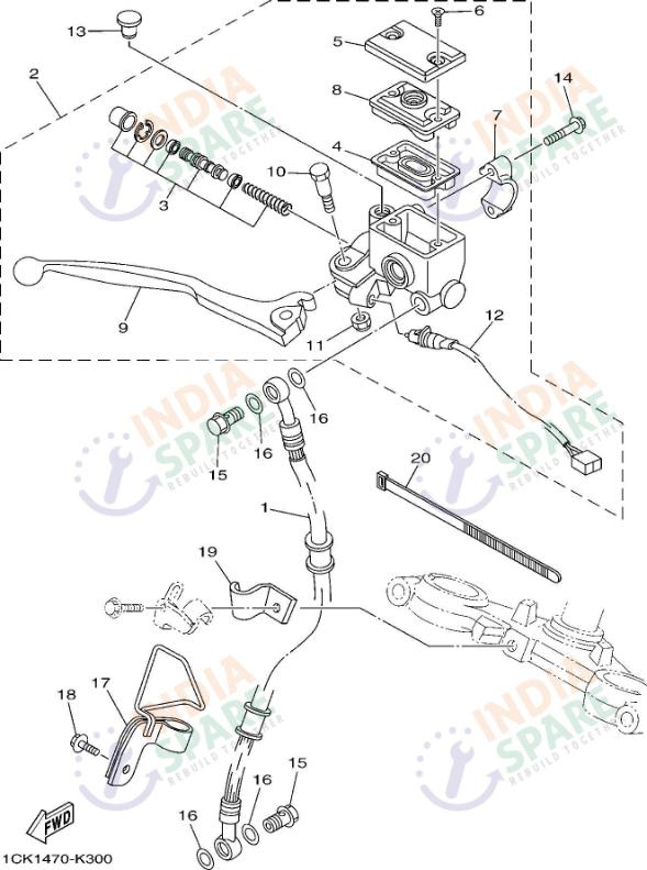FRONT MASTER CYLINDER